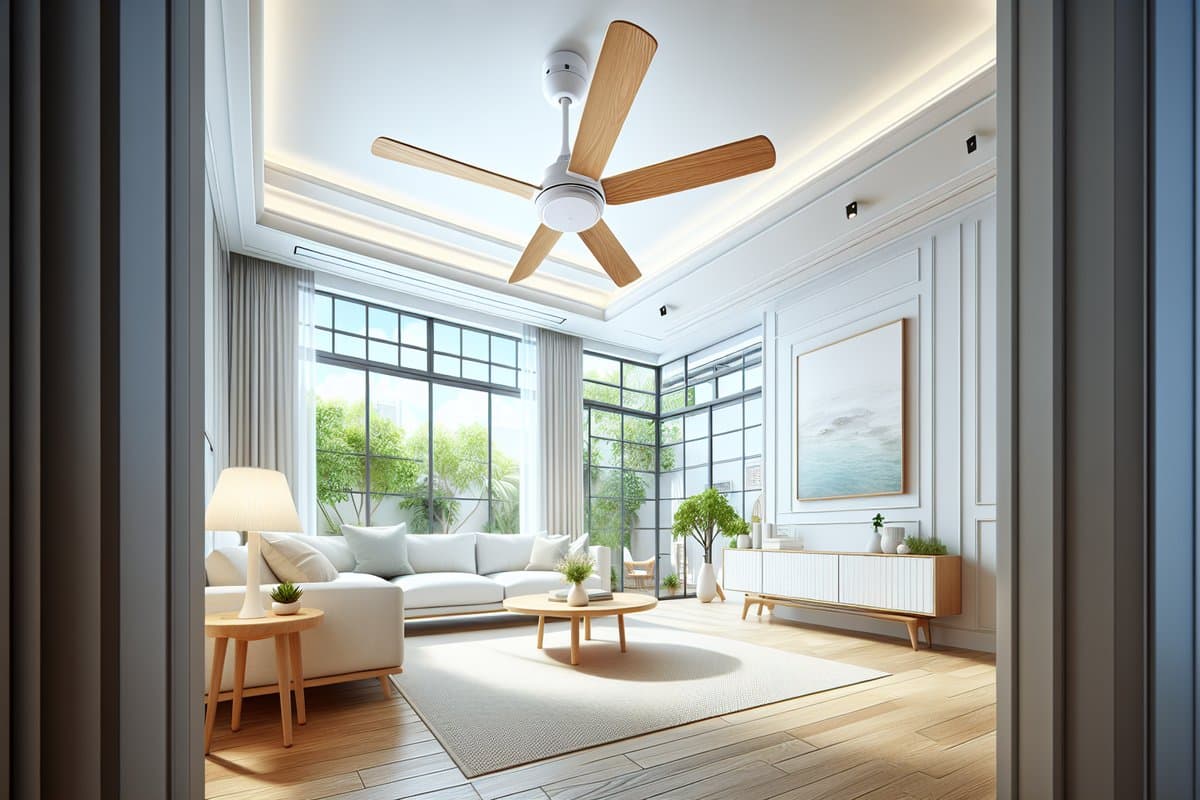 Ceiling Fan Installation in Toowoomba — licensed electrician at work